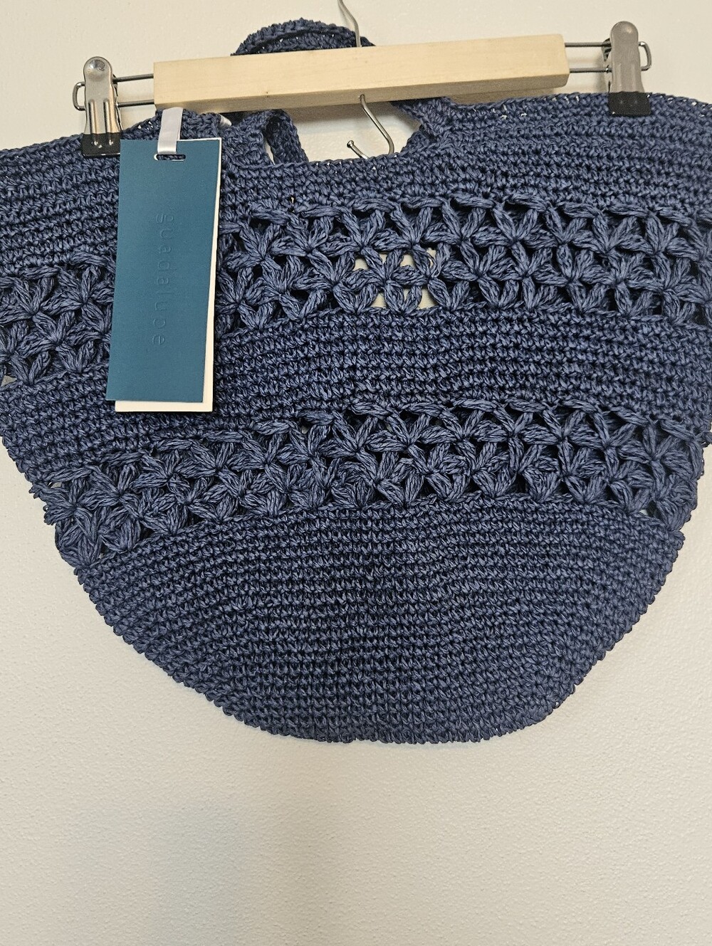 Guadalupe Africa Woven Bag Blue NEW